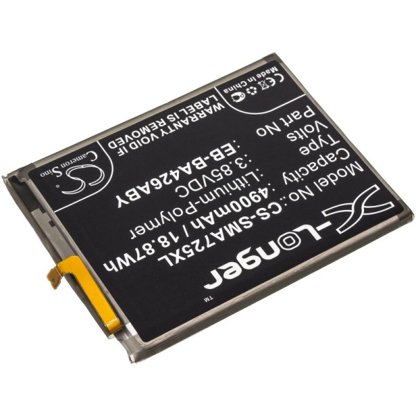 Купить Аккумулятор усиленный для Samsung Galaxy A32, A42, A72, M22 (EB-BA426ABY) 4900mAh Аккумулятор усиленный для Samsung Galaxy A32, A42, A72, M22 (EB-BA426ABY) 4900mAh