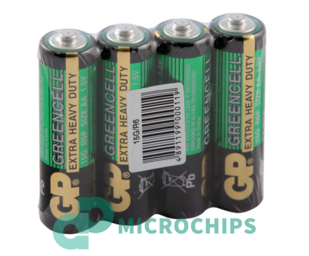 Батарейка GP Greencell R6/AA 4S