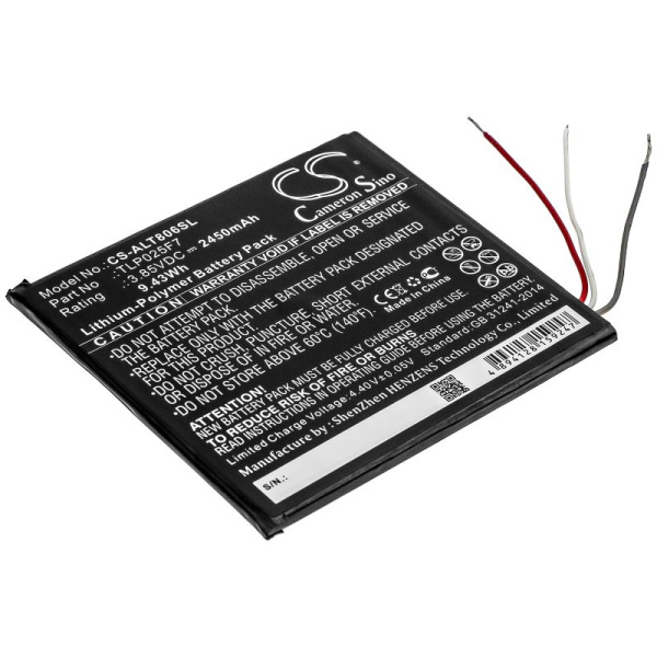 Аккумулятор для Alcatel 1T 7", OT-8068 (TLP025F7) 2450mah