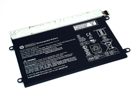 Аккумулятор (батарея) для ноутбука HP X2 210 G2 (SW02XL) 7.7V, 4221mAh (оригинал)