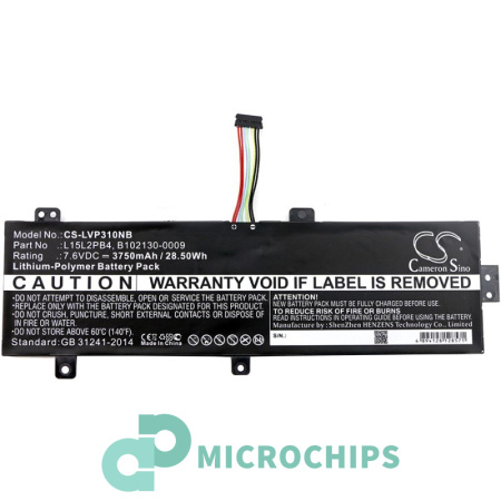 Аккумулятор для Lenovo IdeaPad 310-15IKB, 310-15ISK, 510-15IKB, 510-15ISK (L15L2PB4) 3750mAh