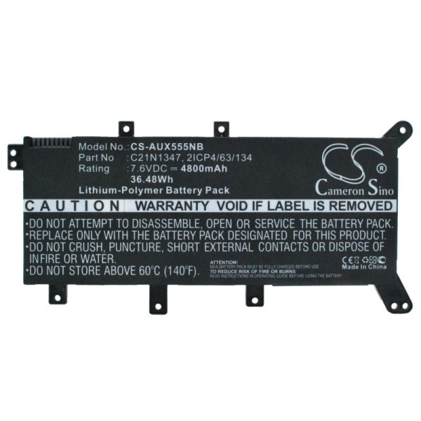 Купить Аккумулятор для Asus A555, F555, K555, X555 (C21N1347) 4100mAh Аккумулятор для Asus A555, F555, K555, X555 (C21N1347) 4100mAh