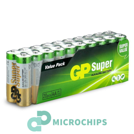 Купить Батарейка GP Super LR6/AA 20BP Батарейка GP Super LR6/AA 20BP