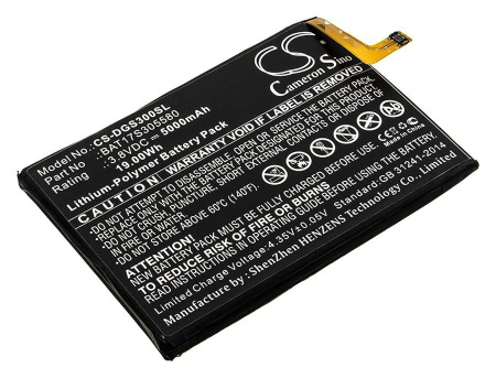 Аккумулятор CS-DGS300SL для Doogee S30, 3.8В, 5000мАч