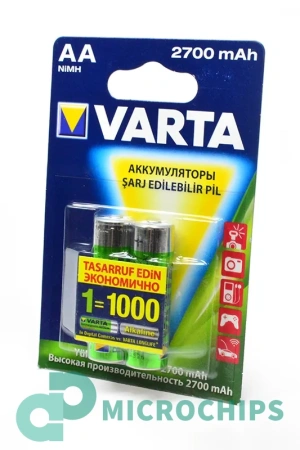 Аккумулятор Varta АА (NiMH, 2700mAh) 2BP