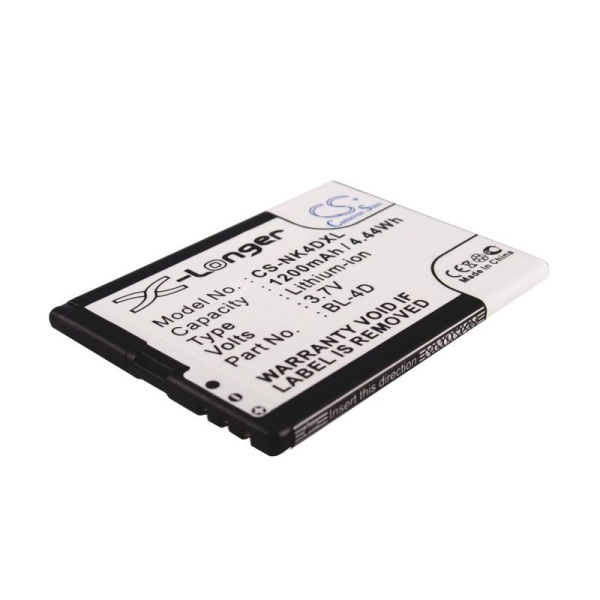 Аккумулятор для Nokia BL-4D 1200mah