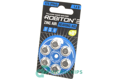 Батарейка Robiton ZA 675 6BP