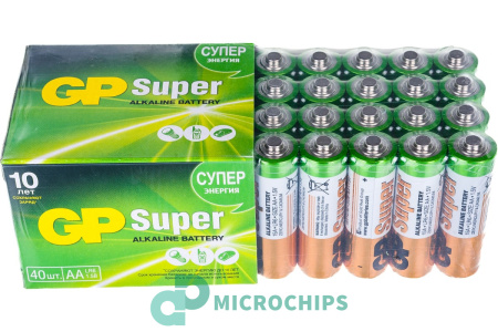 Купить Батарейка GP Super LR6/AA 40BP Батарейка GP Super LR6/AA 40BP