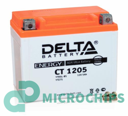 Аккумулятор Delta CT 1205 (AGM, 5Ah)