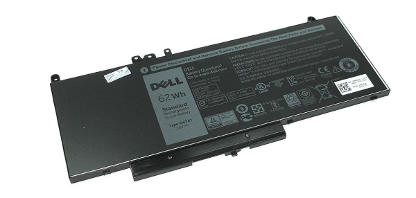 Аккумулятор (батарея) 6MT4T для ноутбука Dell Latitude E5470, E5570, 7.6B, 62Vтч (оригинал)