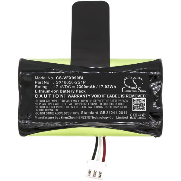 Купить Аккумулятор для VeriFone X970, X990 (SX18650-2S1P) 2300mah Аккумулятор для VeriFone X970, X990 (SX18650-2S1P) 2300mah