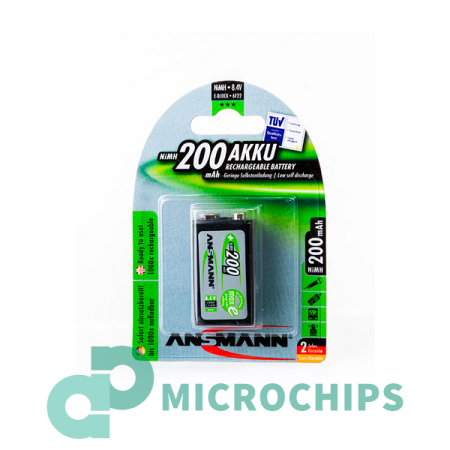 Аккумулятор Ansmann maxE Крона (NiMH, 200mAh, 8.4V) 1BP