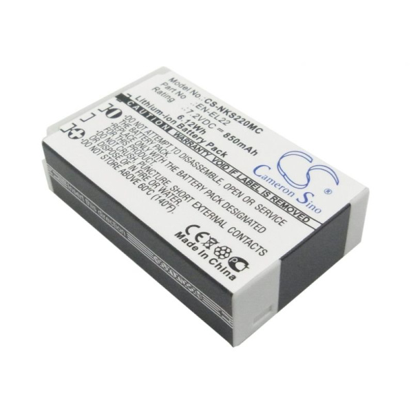 Аккумулятор для Nikon 1 J4, S2 (EN-EL22) 850mAh