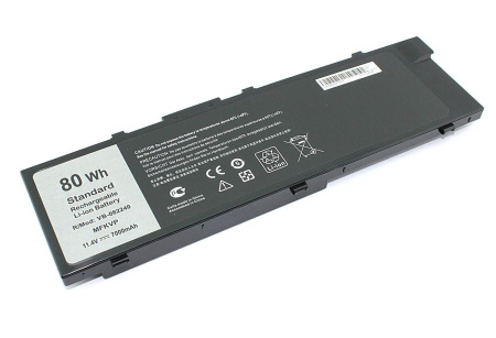 Аккумулятор (батарея) 0FNY7 для ноутбука Dell Precision 15 7520, 11.4V, 7000mAh (OEM)