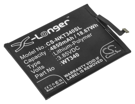 Аккумуляторная батарея CS-NKT340SL для Nokia CN110, G10, G20, TA-1338