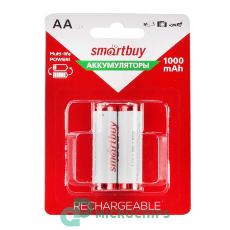 Аккумулятор Smartbuy AAA (NiMH, 1000mAh) 2BP