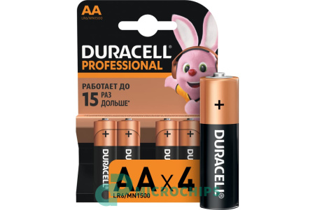 Батарейка Duracell Professional LR6/AA 4BP