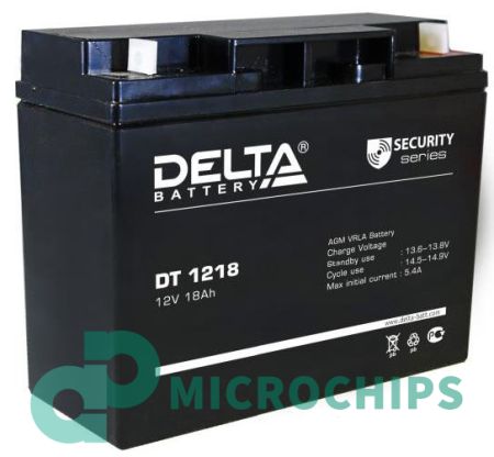 Купить Аккумулятор Delta DT 1218 (AGM, 18Ah) Аккумулятор Delta DT 1218 (AGM, 18Ah)