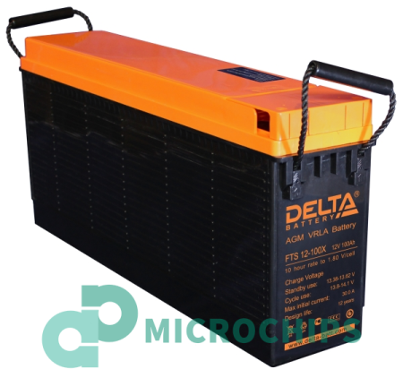 Аккумулятор Delta FTS 12-100X (AGM, 100Ah)