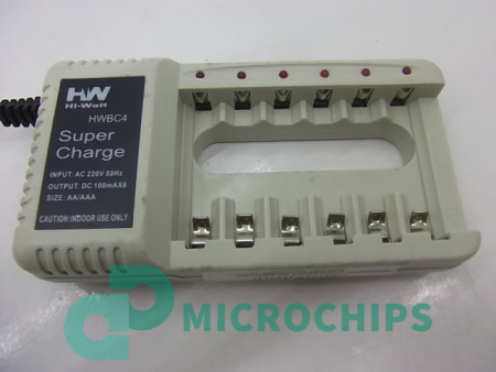 Зарядное устройство Hi-Watt BC4 (NiCd/NiMH)