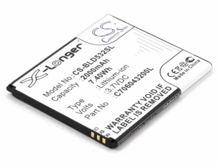 Аккумулятор CS-BLD532SL для Explay Fresh, MicroMax A120, 3.7В, 2000мАч