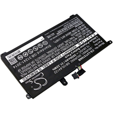 Аккумулятор для Lenovo ThinkPad T570 (00UR891) 2050mAh