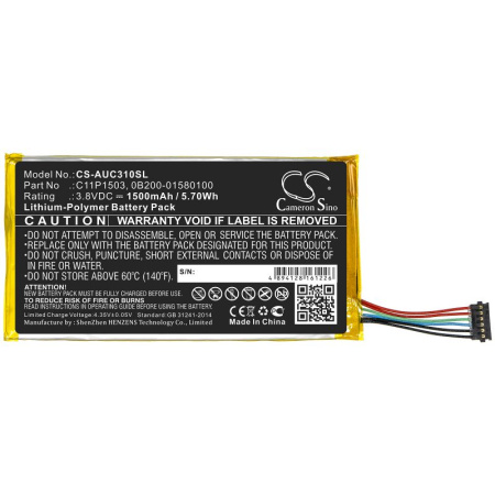 Аккумулятор для Asus ZenPad 10 LTE (C11P1503) 1500mAh