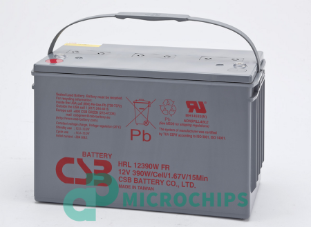 Аккумулятор CSB HRL12390W FR (AGM, 100Ah)