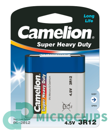 Батарейка Camelion Super HD Blue 3R12-BP1B 1BP