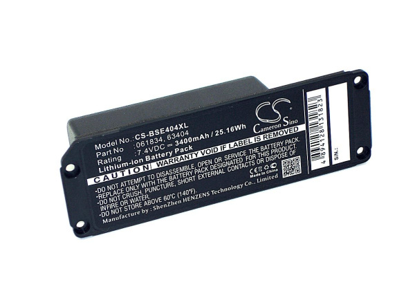 Аккумуляторная батарея CameronSino CS-BSE404XL для BOSE Soundlink Mini 7.4V 3400mAh 25.16Wh