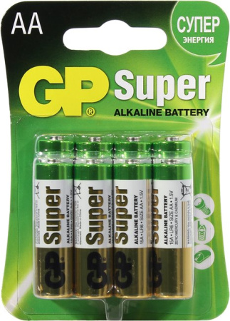 Купить Батарейка GP Super LR6/AA 8BP Батарейка GP Super LR6/AA 8BP