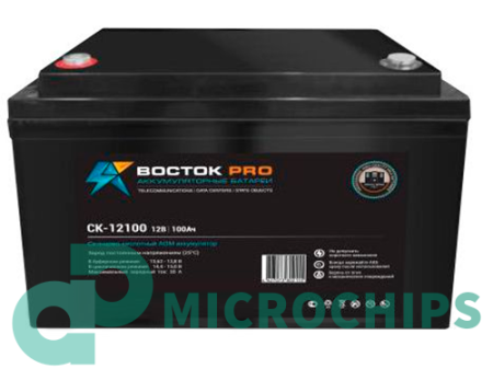 Аккумулятор Восток PRO СК-12100 (AGM, 100Ah)