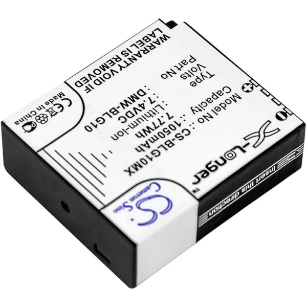 Аккумулятор для Panasonic Lumix DMC-GX8, Leica D-Lux Type 109 (BP-DC15) 1050mah