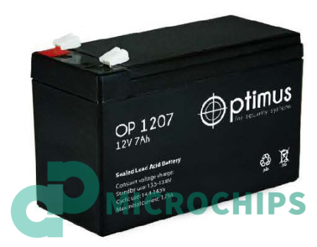 Аккумулятор Optimus OP 1207 (AGM, 7Ah)