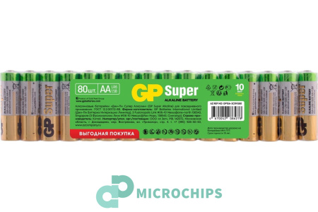 Батарейка GP Super LR6/AA 80BP