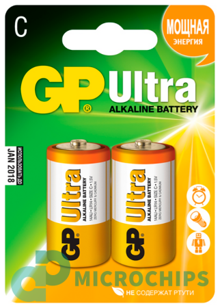 Батарейка GP Ultra LR14/C 2BP