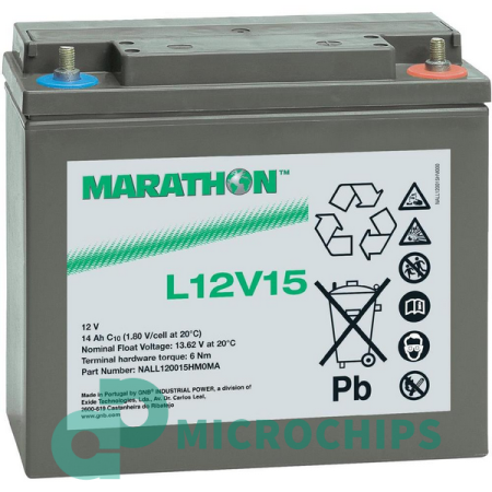 Купить Аккумулятор Marathon L12V15 (AGM, 15Ah) Аккумулятор Marathon L12V15 (AGM, 15Ah)