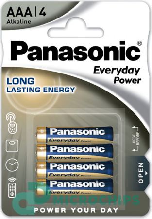 Батарейка Panasonic Everyday Power LR03/AAA 4BP