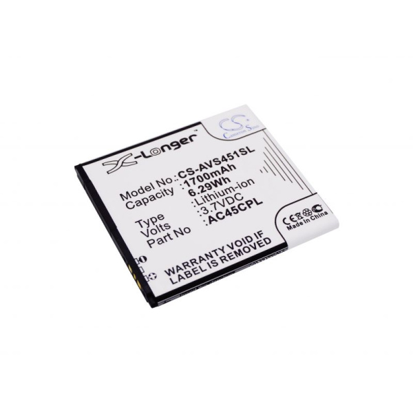 Аккумулятор для Archos 45c Platinum, Highscreen Zera S rev. S 1700mah