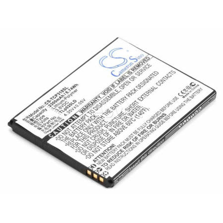 Аккумулятор для TCL P307L, P308L, P318L, P586L, P589L, P606L 2300mAh