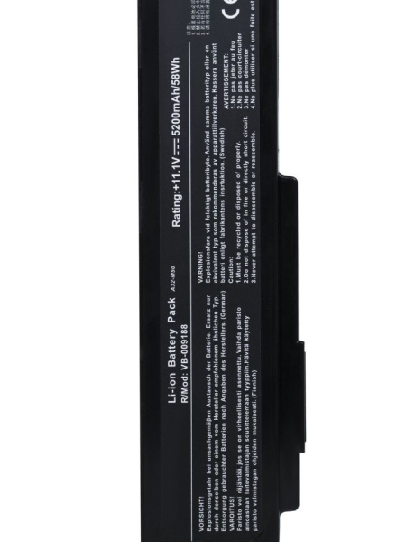 Купить Аккумулятор (батарея) A32-M50, A33-M50 для ноутбука Asus X55, M50, G50, N61, M60, N53, M51, G60, G51, 11.1, 5200mAh черный (OEM) Аккумулятор (батарея) A32-M50, A33-M50 для ноутбука Asus X55, M50, G50, N61, M60, N53, M51, G60, G51, 11.1, 5200mAh черный (OEM)