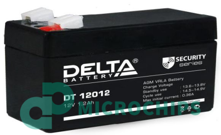 Аккумулятор Delta DT 12012 (AGM, 1.2Ah)