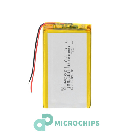 Аккумулятор 404070 (Li-Pol, 1300mAh, 3.7V)