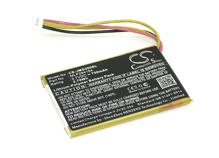 Аккумуляторная батарея CameronSino CS-JMG200SL для JBL Go 2 3.7V 730mAh 2.7Wh