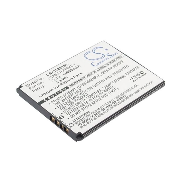 Аккумулятор для Alcatel One Touch 891, 2000X, 3041D, Мегафон TP-DS1 900mah
