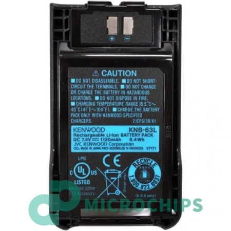 Купить Аккумулятор Kenwood KNB-63L для радиостанций (Li-ion, 1500mAh, 7.4V) Аккумулятор Kenwood KNB-63L для радиостанций (Li-ion, 1500mAh, 7.4V)