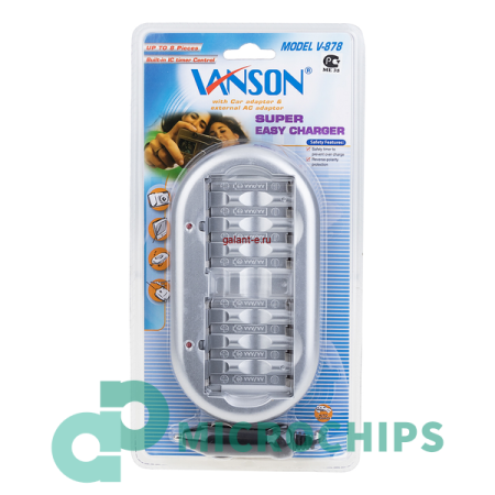 Зарядное устройство Vanson V-878 (NiMH/NiCd)