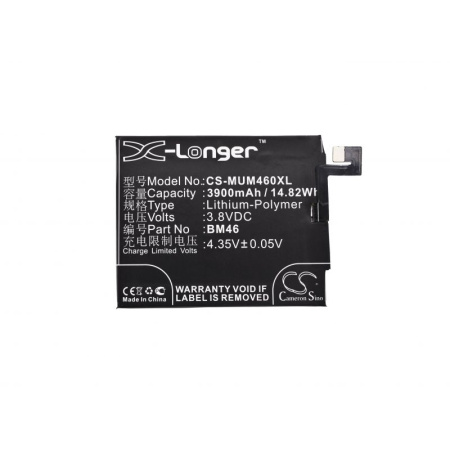 Аккумулятор для Xiaomi Redmi Note 3, 3 Pro (BM46) 3900mah