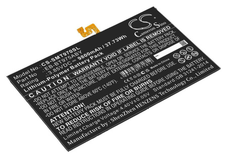 Аккумуляторная батарея CS-SMT970SL для Samsung Galaxy Tab S7 Plus 12.4, Galaxy Tab S7+ 12.4 2020, SM-T970, SM-T975, SM-T975N, SM-T976N, SM-T978U, SM-T976B