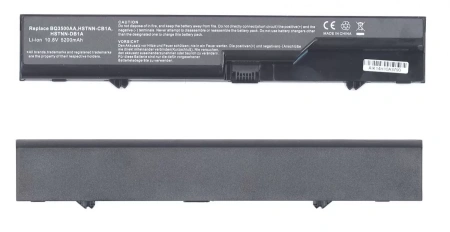 Аккумулятор (батарея) для ноутбука HP Compaq 4320s 4420s (HSTNN-I85C-4) 5200mAh 10.8 V, черный (OEM)